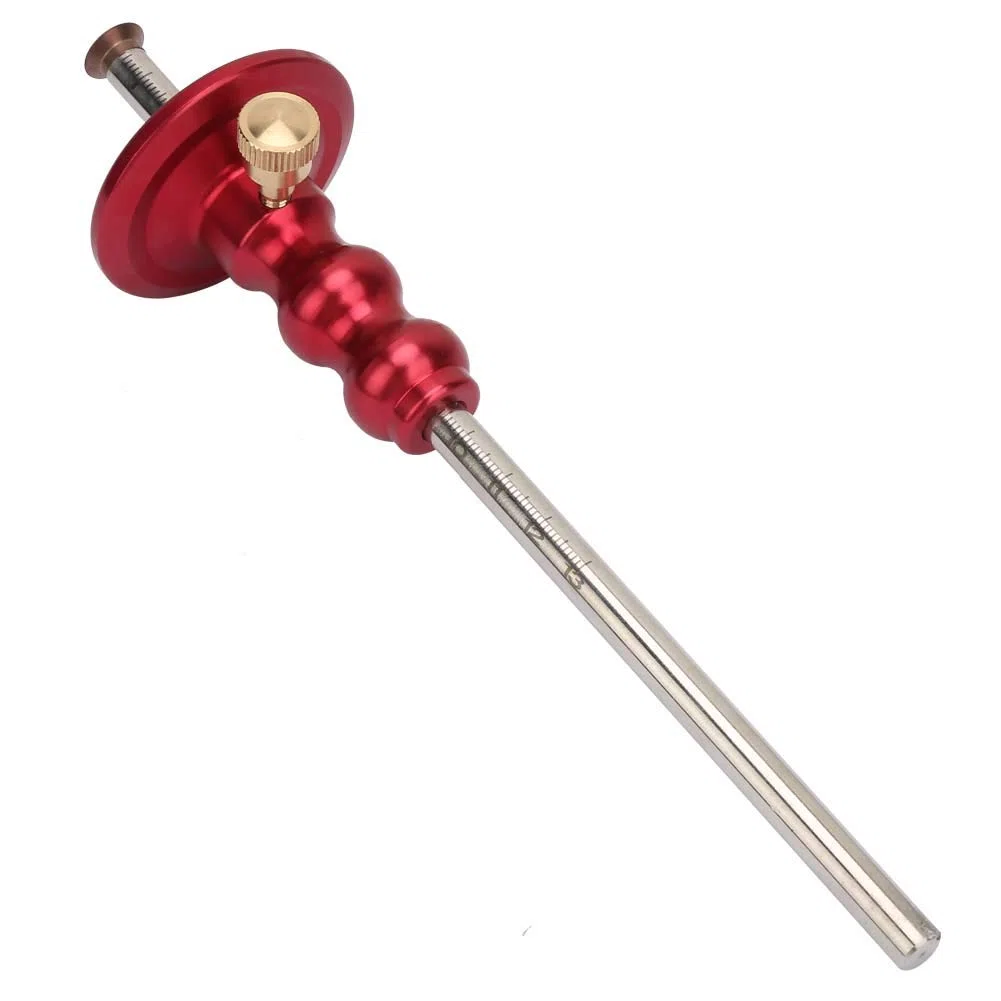 Wood Scribe Mortise Gauge, Markeermes Tool Woodworking Wheel Marking Red