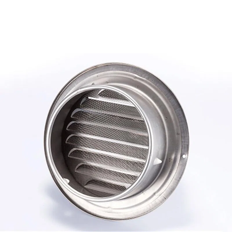 Stal Nierdzewna Wentylacja Wydechowa Kratka Wydechowa Ściana Powietrze Powietrzne, Kratka Przewód Pokrywa Ogrzewanie Ogrzewanie Wodoodporne Vents Cap(Thickening 60mm)
