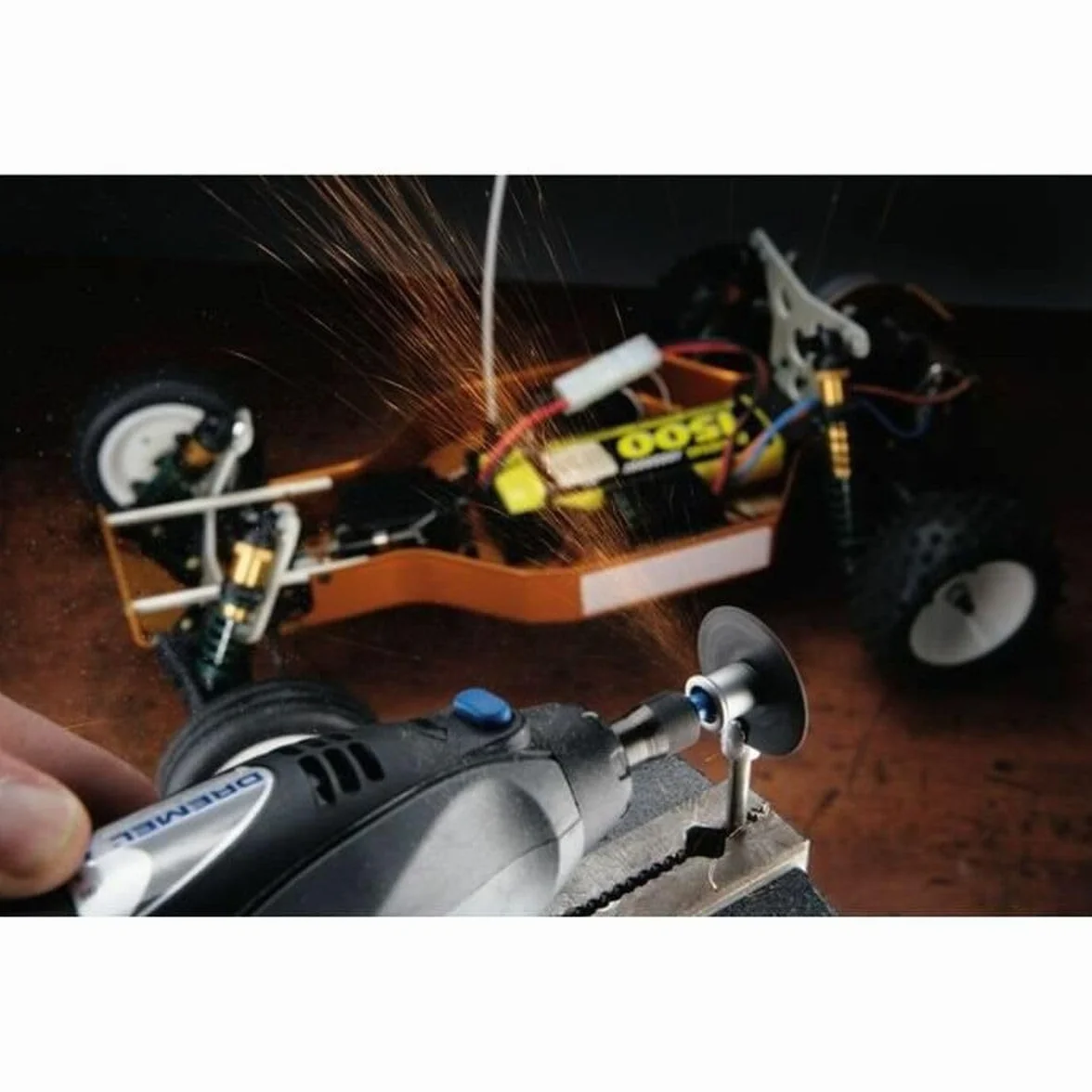 Dremel EZ SpeedClic SC456B tarcza do cięcia metalu – 12-pak, 12 tarcz tnących o średnicy roboczej 38 mm do narzędzia obrotowego