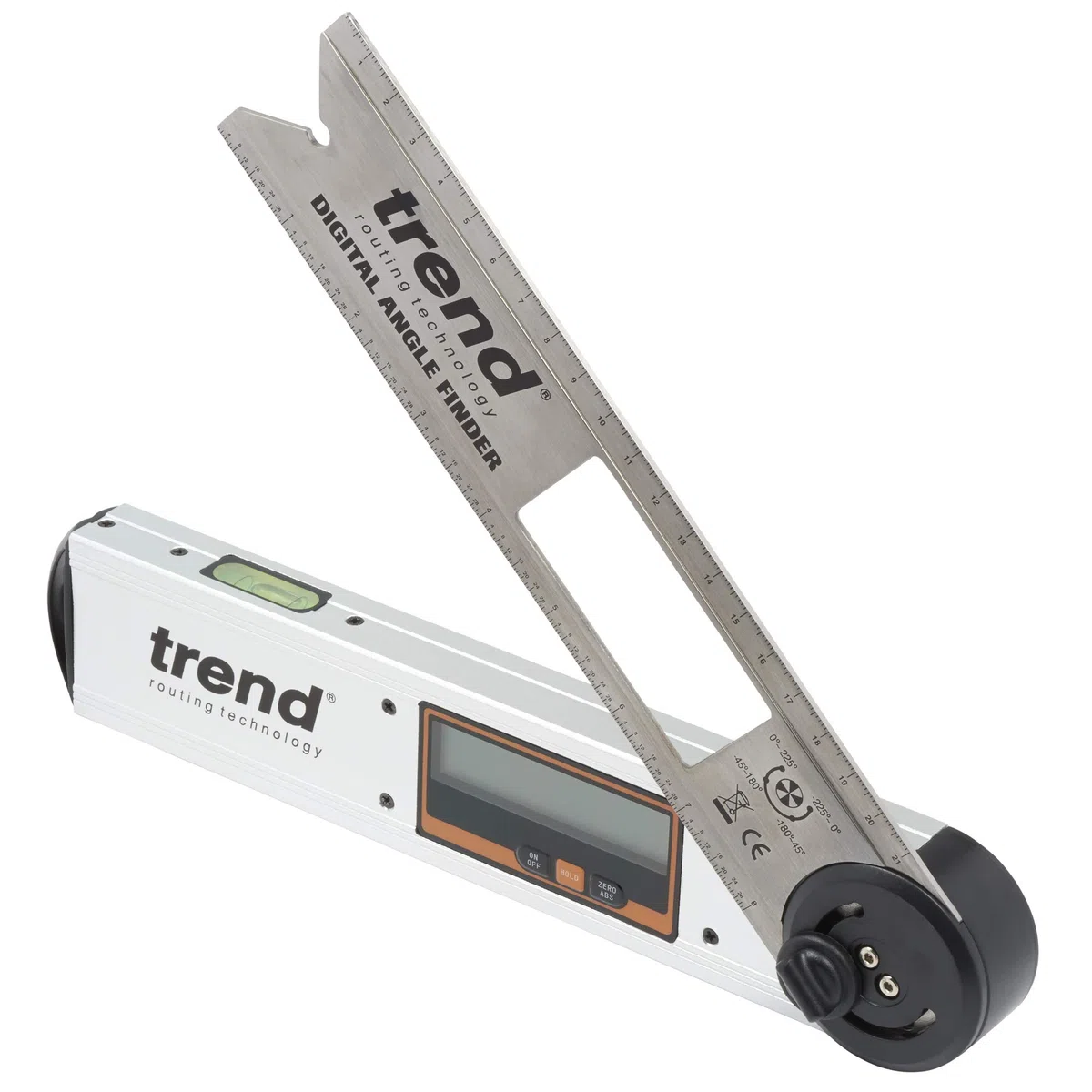 Trend Digital Angle Finder - do pomiaru sprawdzania, znakowania i przenoszenia skosów, ukosów i spadków, DAF/8