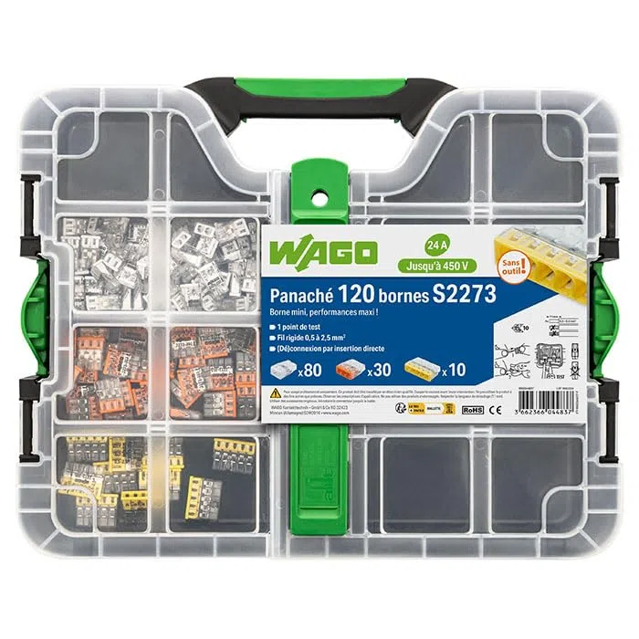 Wago Walizka 120 zacisków S2273 (80x2E + 30x3E + 10x5E)