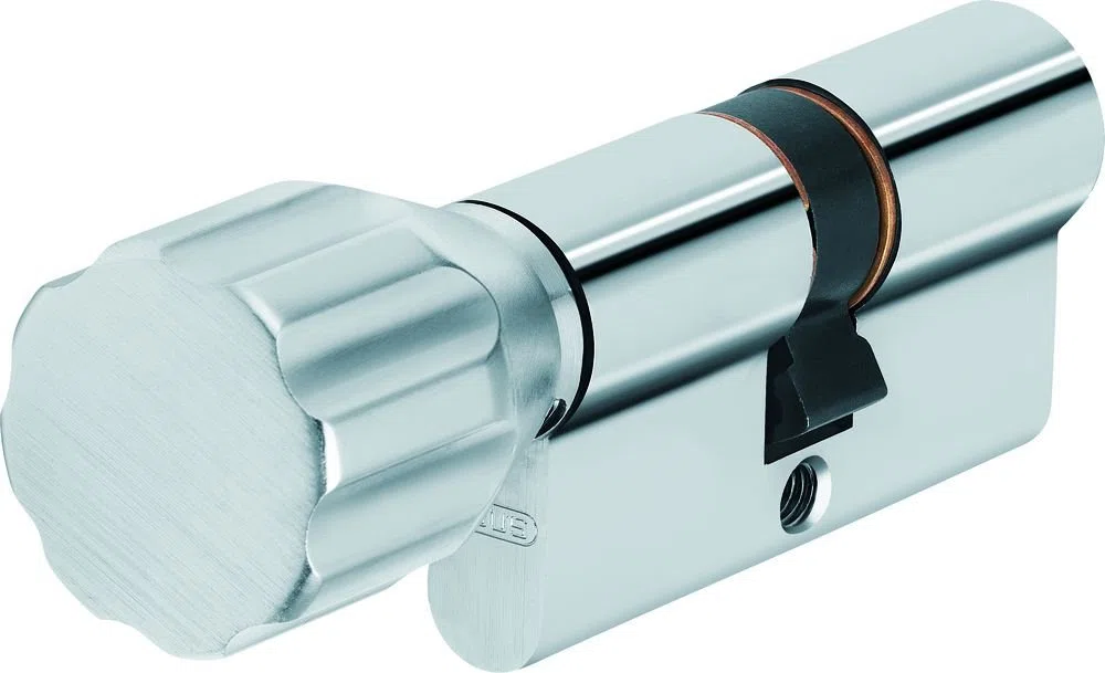 ABUS Cylinder profilowy KD6XNP 30/30 z kartą kodów i 5 kluczami, 50716