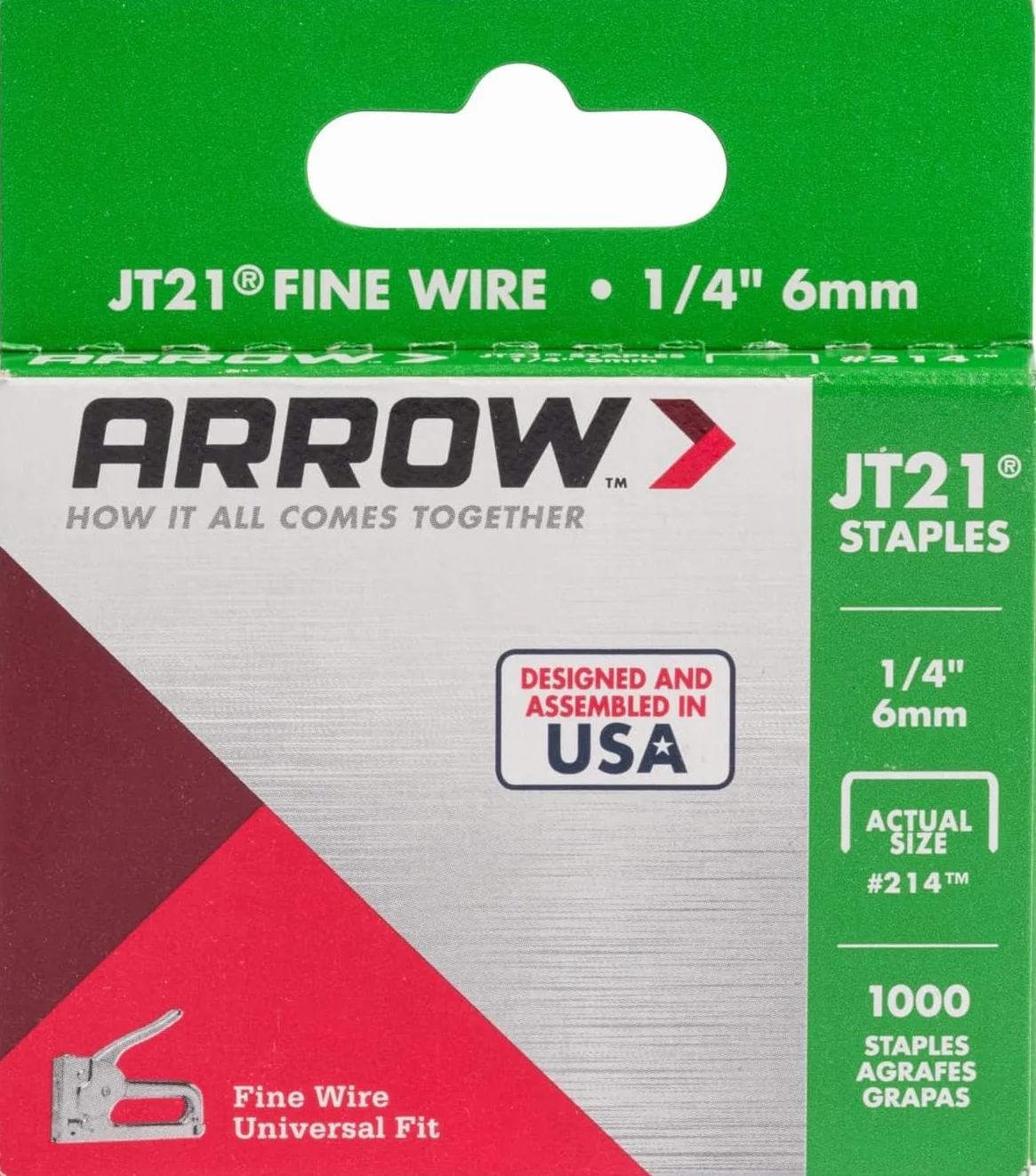 Arrow Zszywki Jt21 Box 1000-1/10.2 cm