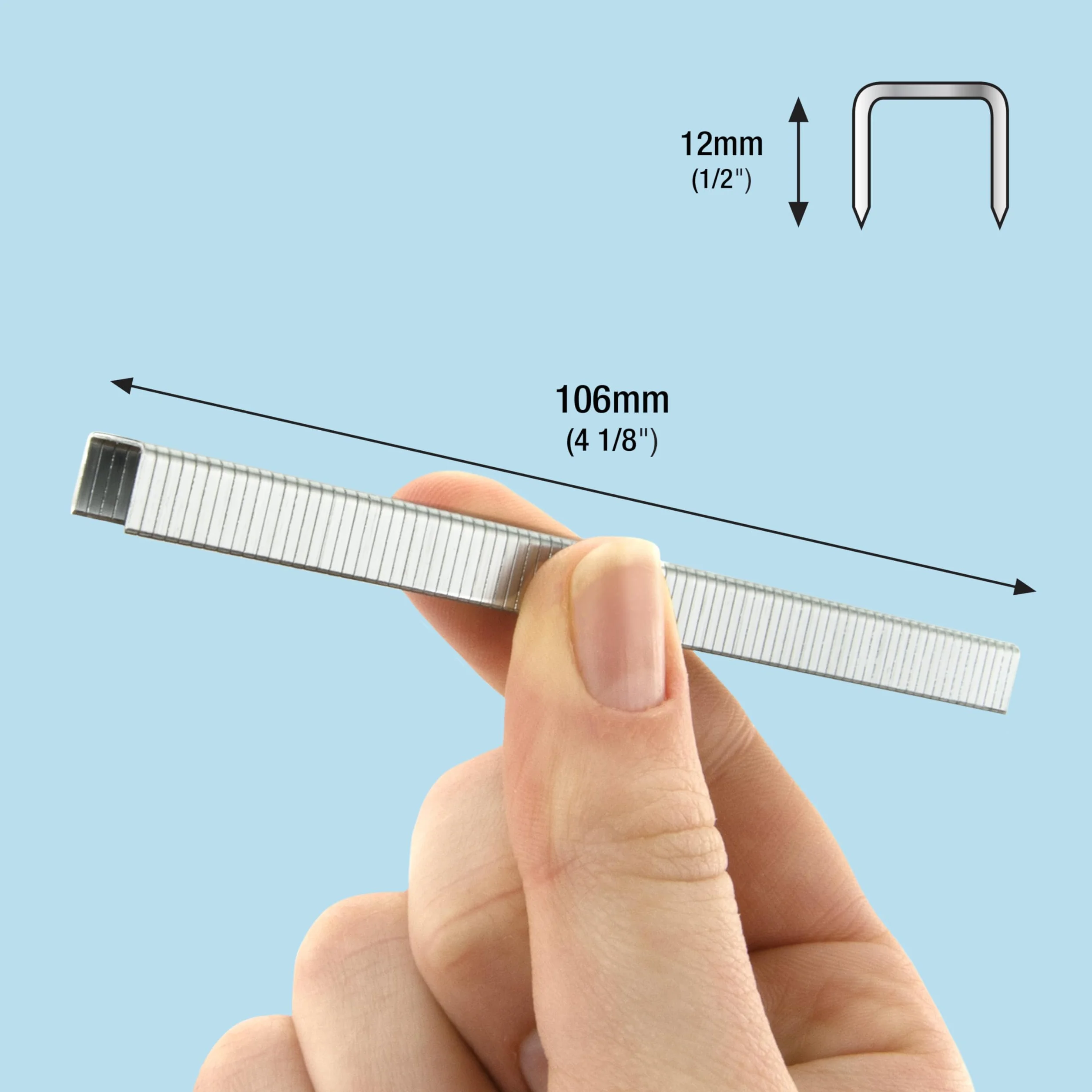 Tacwise 1220 typ 140/12 mm wytrzymałe zszywki ze stali nierdzewnej, opakowanie 2000 sztuk