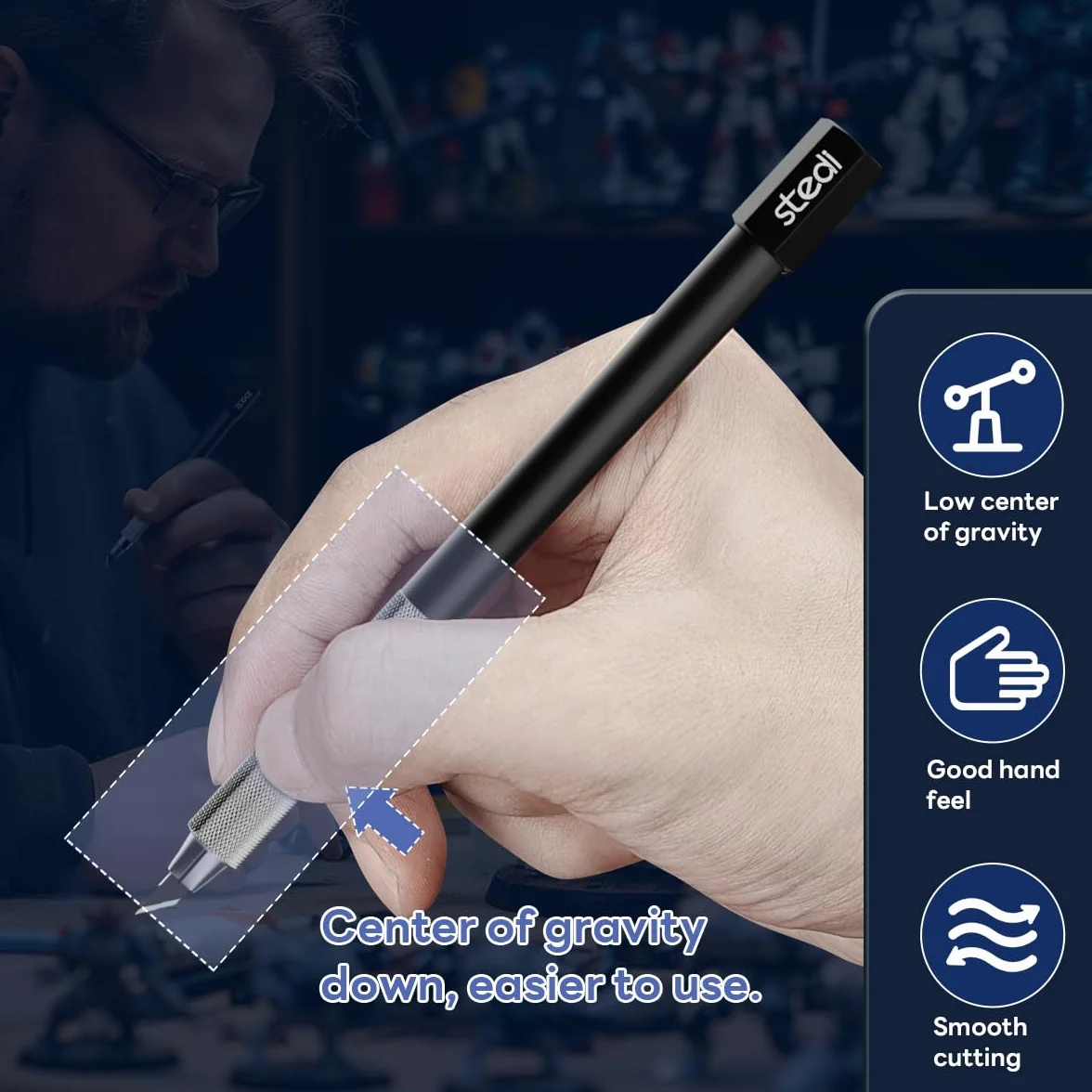 Stedi Stalowa końcówka Scriber