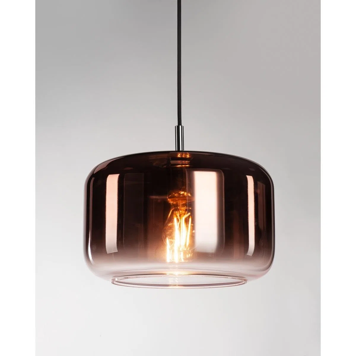 Lampa wisząca SLV PANTILO 28 / lampa do salonu, oświetlenie wewnętrzne, lampa wisząca do jadalni, LED, lampa sufitowa / E27 15W miedź