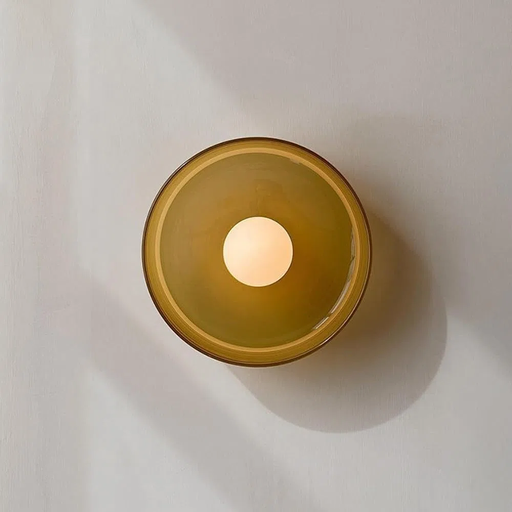 MIDIC CICIE Nowoczesny korytarz Lekkie Oprawa oświetleniowa Farmhouse Kitchen Light Orange Zielony szklany szklany montaż łazienki Lekkie sufitowe do przednich werandy pralnia pralnia w pomi