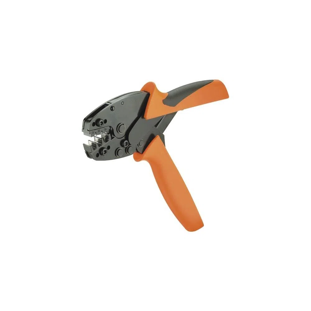 Weidmüller Narzędzie do zaciskania PZ 16 (do tulejek kablowych 6... 16 mm², 3 gniazda zaciskowe, wielokomponentowy uchwyt, długość 200 mm, szczypce zaciskowe) 480772