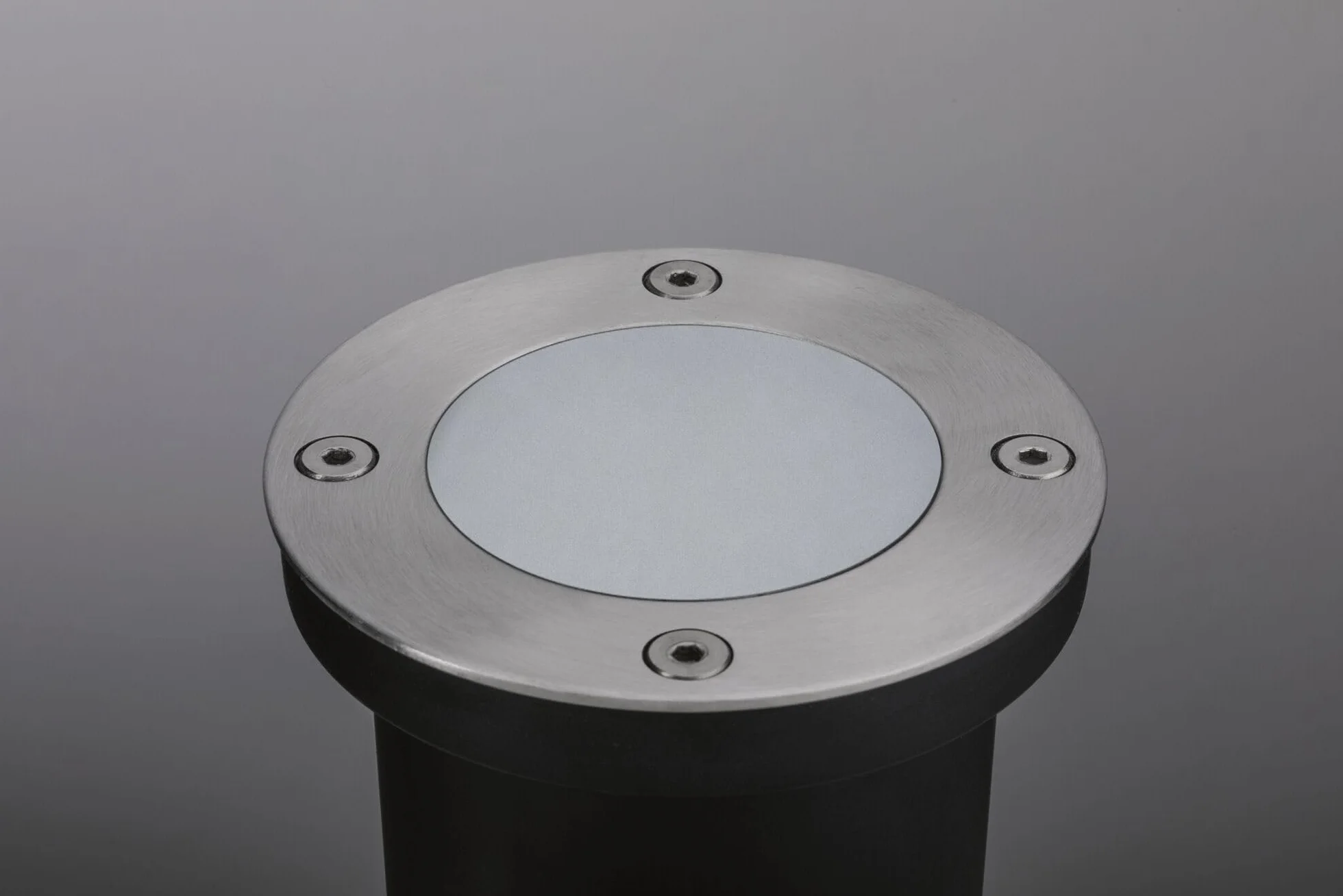 Paulmann 94228 Plug & Shine LED oprawa zewn.oprawa dogrunt. okr. w kompl. ściemn. 1x3,6 W IP65 na zewnątrz stal szl., metal, tw. sztuczne 3000 K