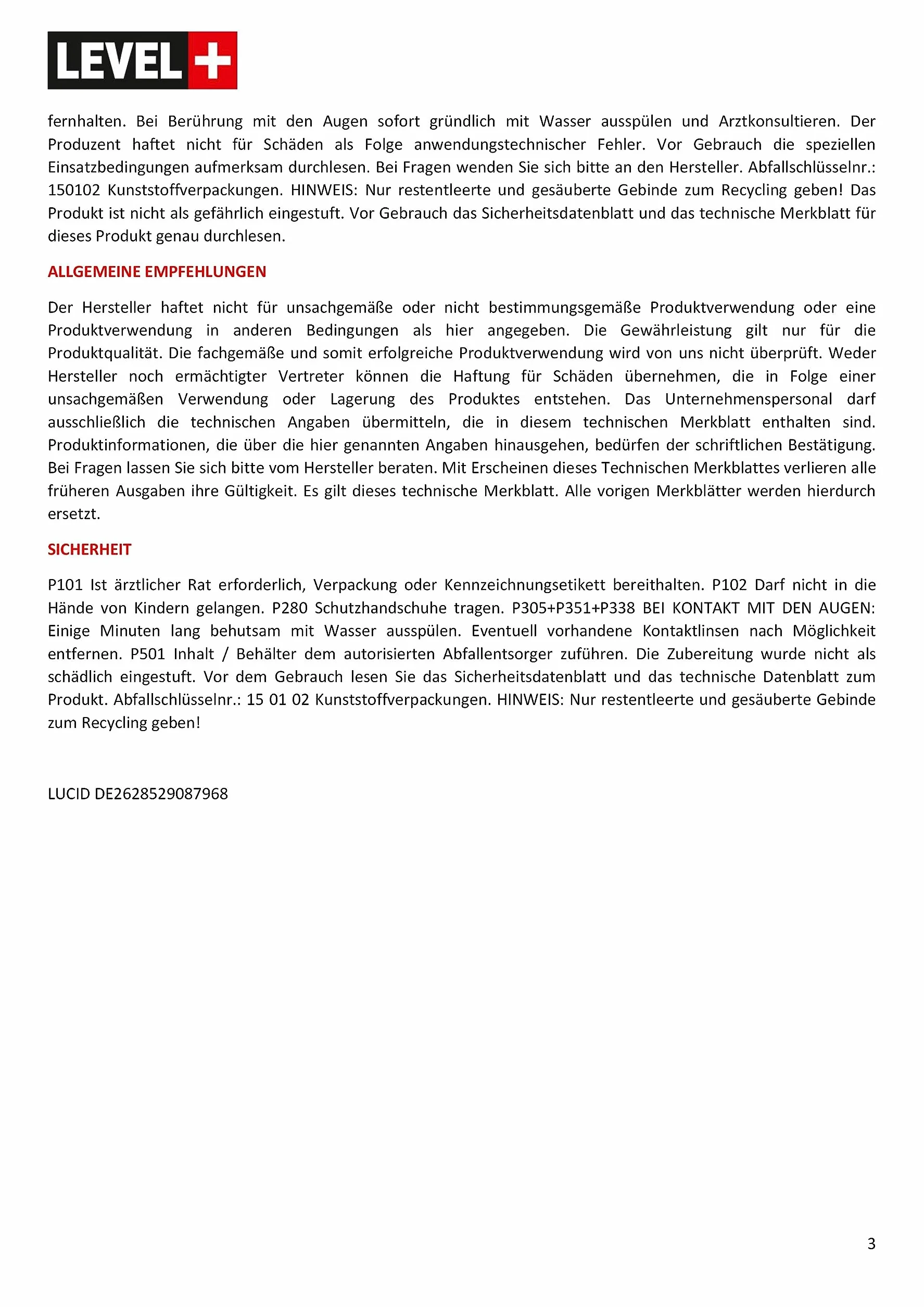 Grunt Głęboko Penetrujący Profesjonalny 5L Środek Gruntujący 1:1 Level+03